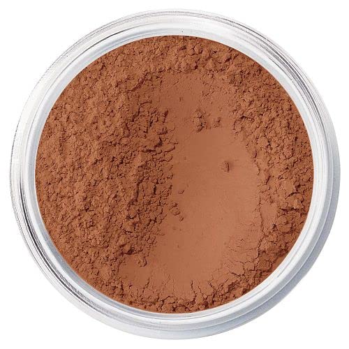 bareMinerals bronzer beside coin for size reference and travel-friendly benefit