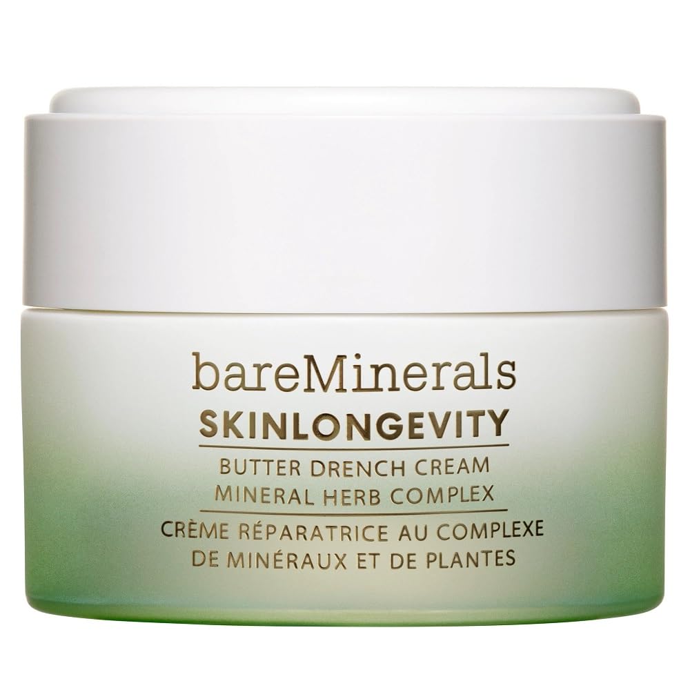 bareMinerals jar front view showing clean packaging and rich hydration benefit
