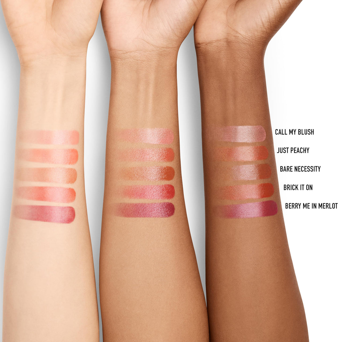 bareMinerals Call My Blush creamy stick texture close-up showing smooth blendability
