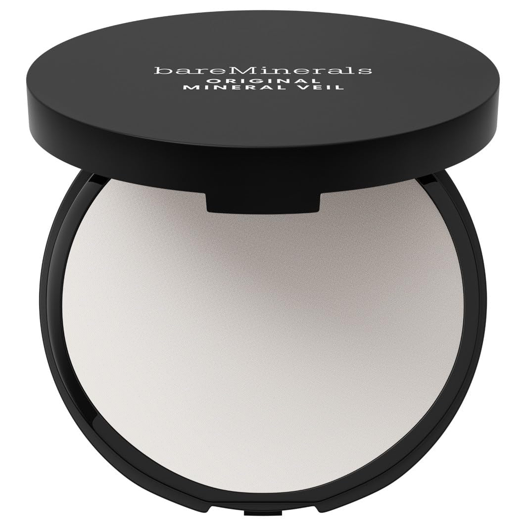 bareMinerals compact front translucent shows sleek packaging and portable convenience