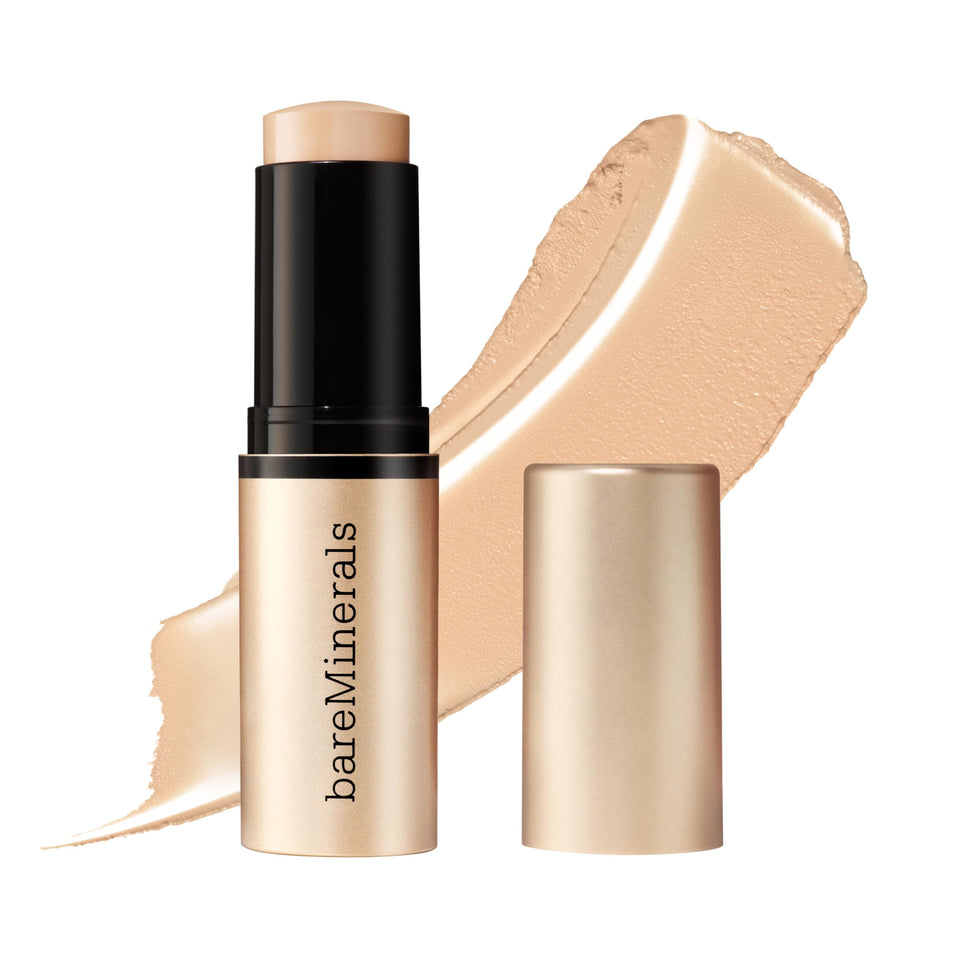 bareMinerals front packaging view showing stick and shade AI Bamboo 5.5 benefit: easy identification