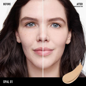 bareMinerals close-up of smooth texture highlighting lightweight hydration