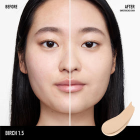 bareMinerals closeup of creamy texture highlighting lightweight hydration benefit