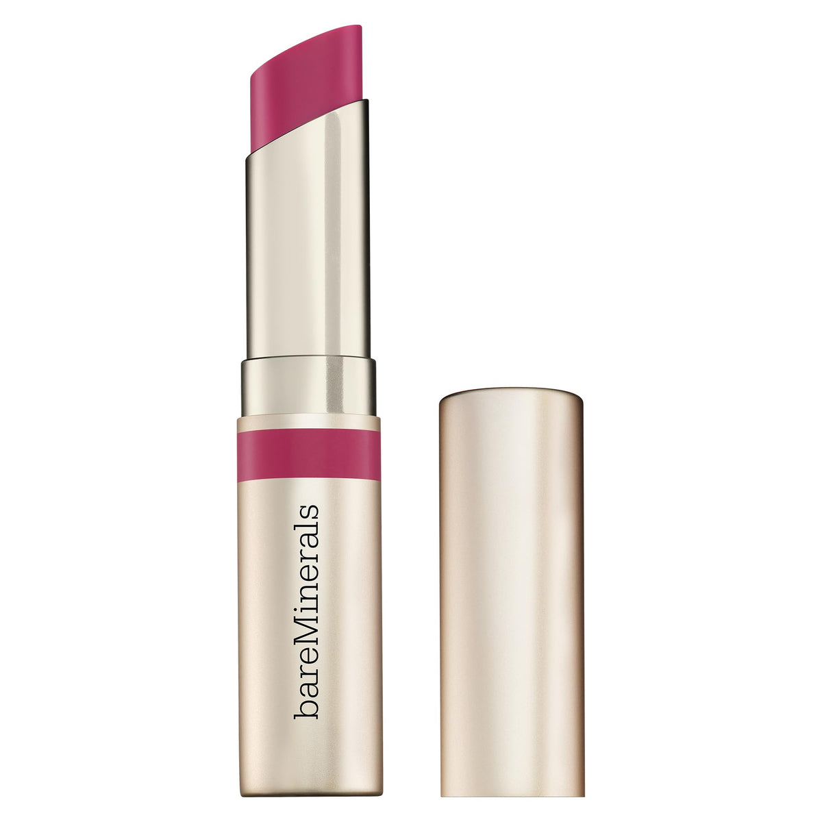bareMinerals front packaging showing Soul shade and glossy finish benefit