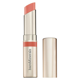 bareMinerals front packaging showing compact gloss-balm and shade name for easy selection