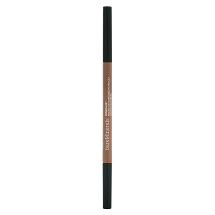 bareMinerals brow pencil front packaging shows product and shade for easy selection