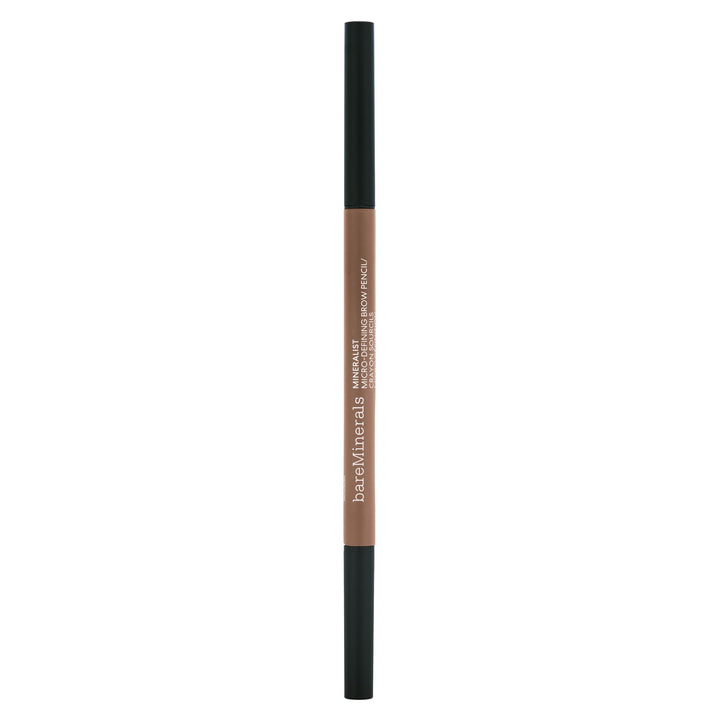 bareMinerals brow pencil front packaging shows product and shade for easy selection