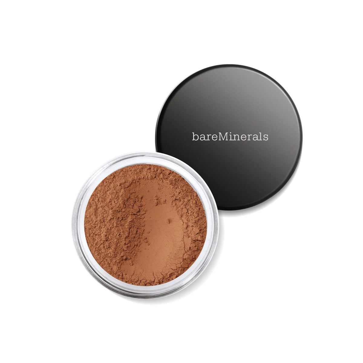 bareMinerals front packaging Faux Tan showing product and compact for easy identification and shelf appeal