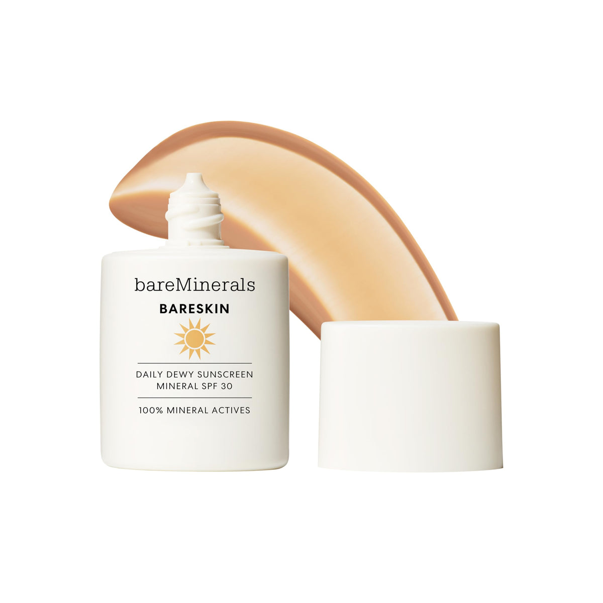 bareMinerals front packaging showing SPF 30 and sheer medium tint for everyday protection