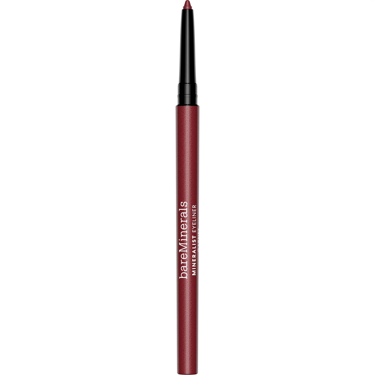 bareMinerals front packaging showing garnet eyeliner and benefits