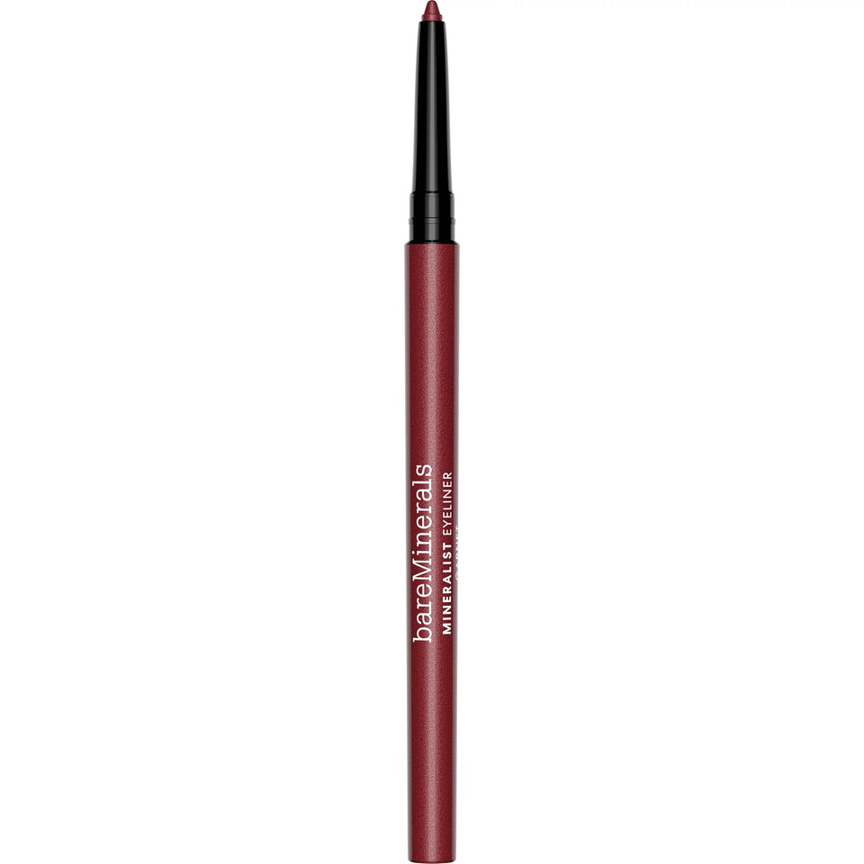bareMinerals front packaging showing garnet eyeliner and benefits