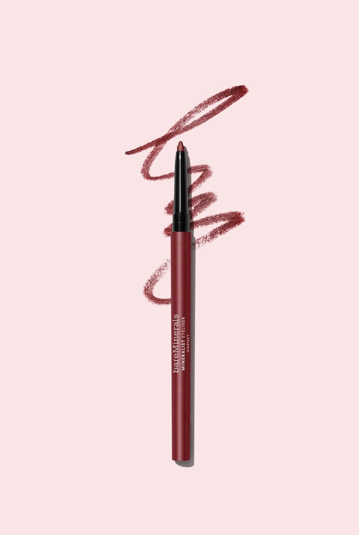 bareMinerals eyeliner in use along lash line demonstrating precision