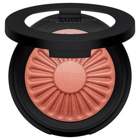 bareMinerals compact front view showing Kiss of Copper and travel-ready convenience