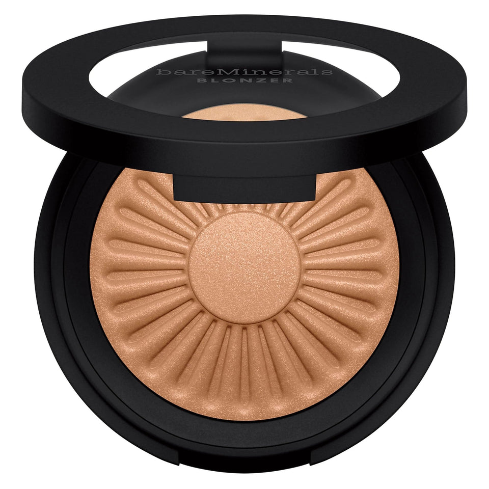 bareMinerals front compact view showing sleek packaging and easy one-step glow