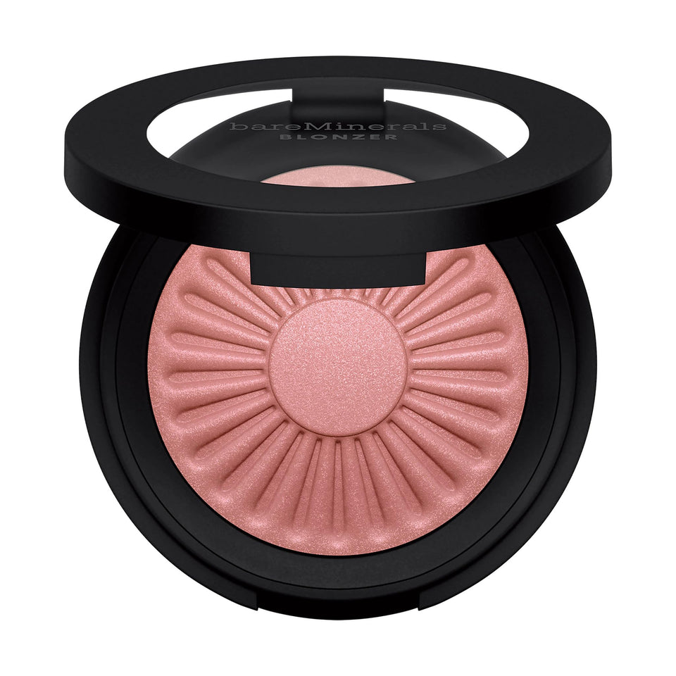 bareMinerals front packaging showing compact and logo for shelf-ready appeal
