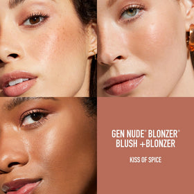 bareMinerals swatch on arm revealing buildable rosy-bronze color payoff
