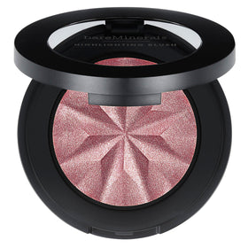 bareMinerals compact front view showing sleek packaging and quick benefit