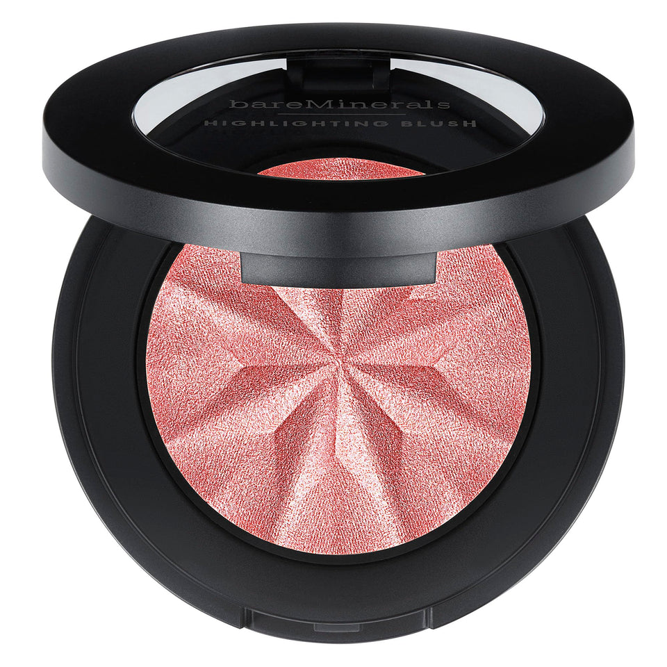 bareMinerals front packaging showing sleek compact and shade name for easy selection