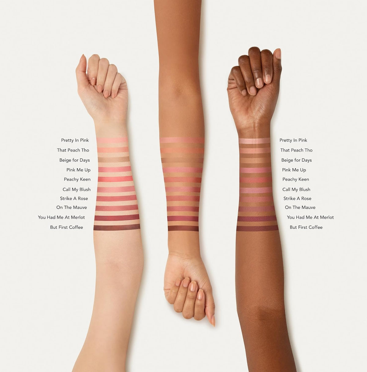 bareMinerals size comparison next to coin showing compact travel-friendly benefit