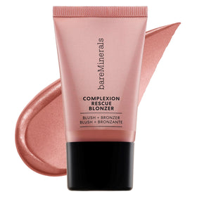 bareMinerals front packaging showing Kiss of Mauve and brand logo for confident color choice