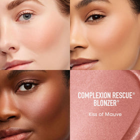 bareMinerals close-up texture of gel-cream blonzer showing creamy blendability benefit