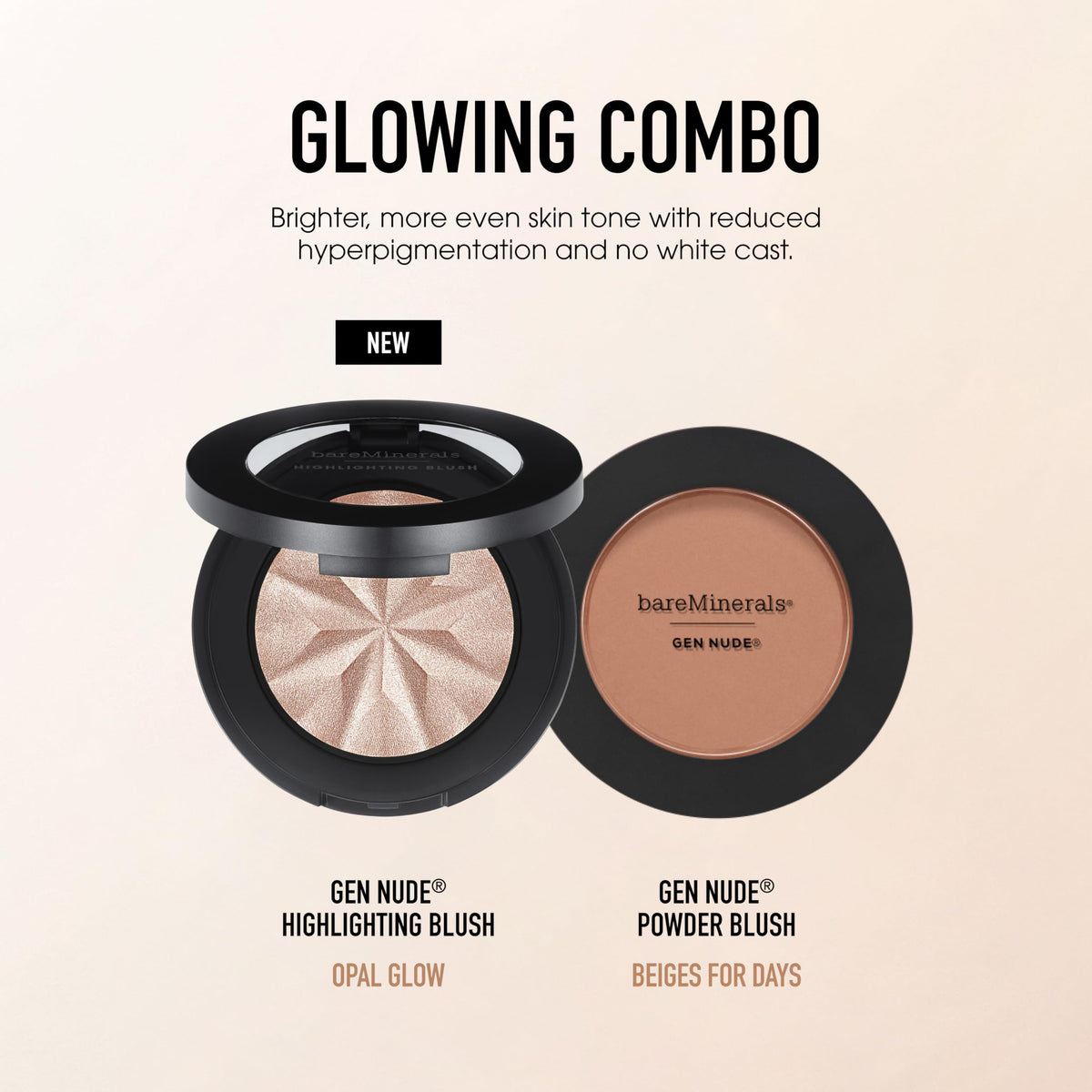 bareMinerals label close-up showing ingredient highlights and clean formulation benefits