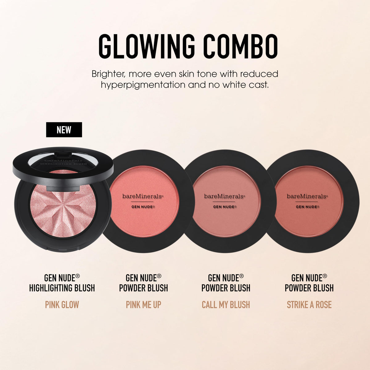 bareMinerals lifestyle bathroom counter showing everyday use and quick touch-ups