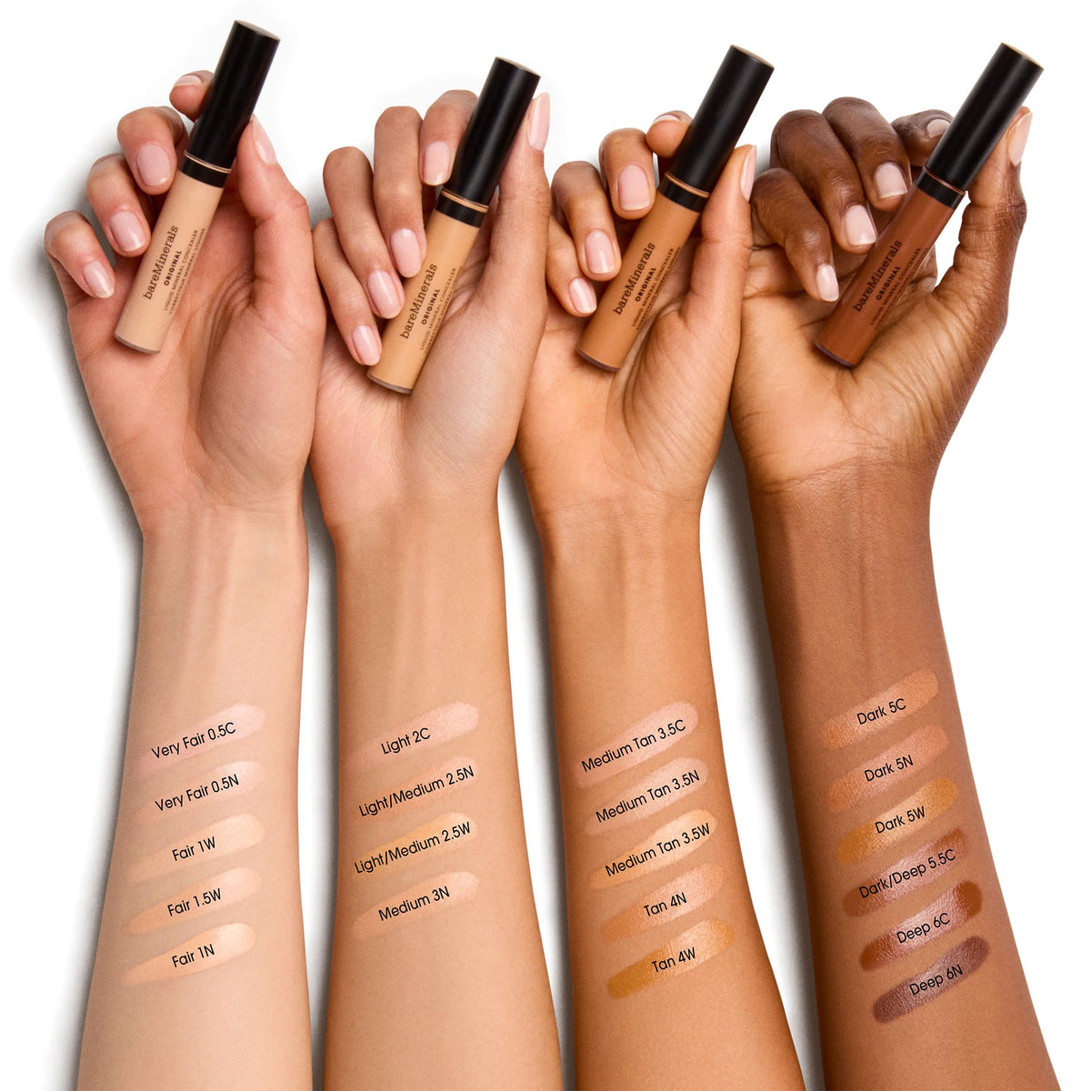 bareMinerals in bathroom mirror lifestyle scene to show easy morning use benefit