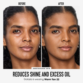 bareMinerals fine loose powder texture close-up illustrates smooth matte finish benefits