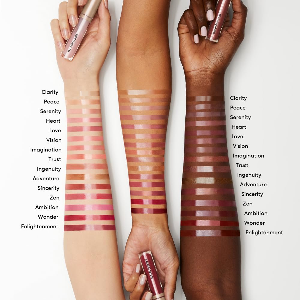 bareMinerals applicator wand delivering smooth gloss-balm for easy precise application