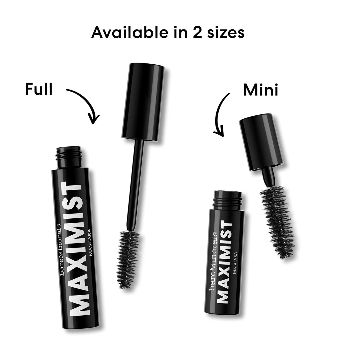 bareMinerals woman applying mascara in natural light for long-wear look