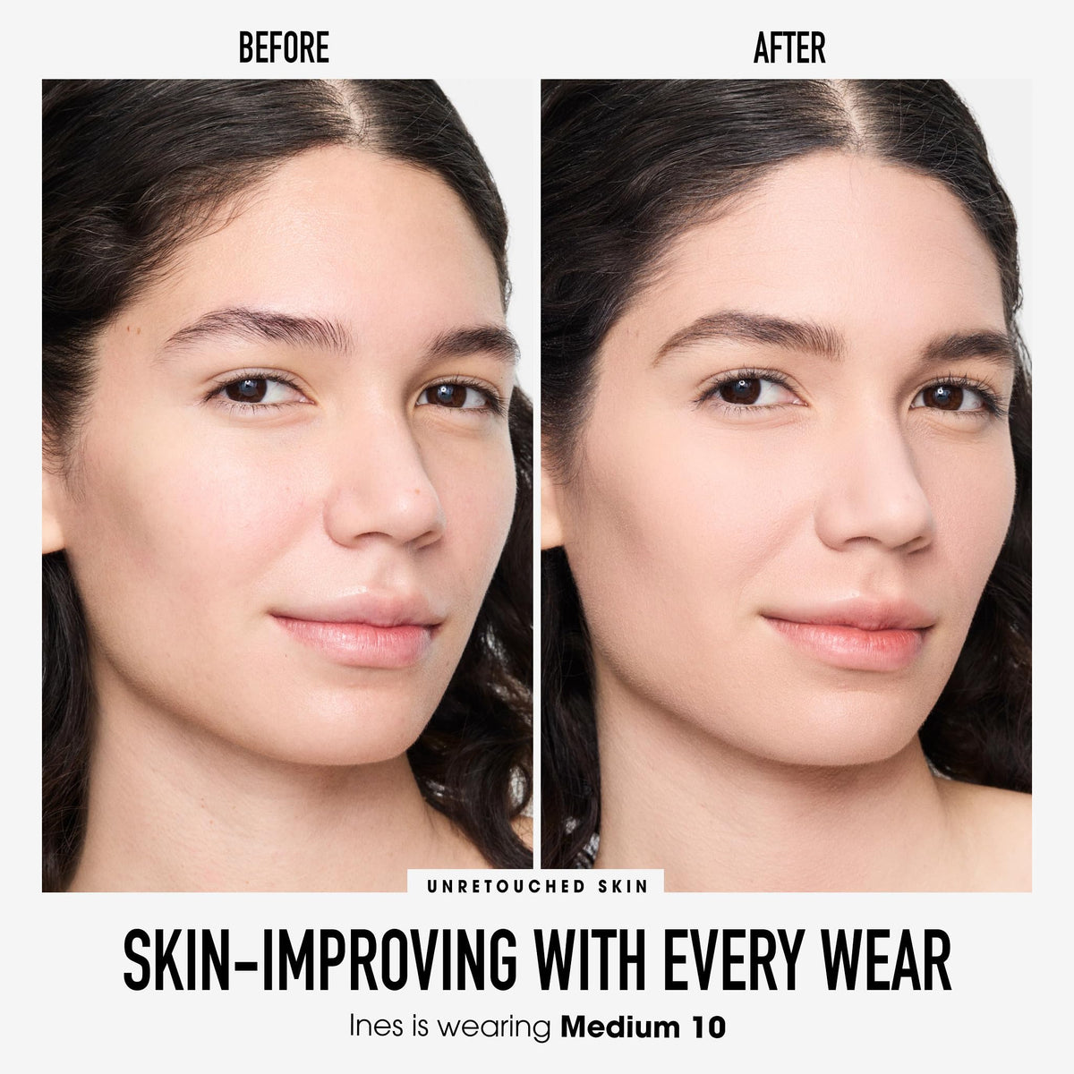 bareMinerals open shaker top revealing loose powder and controlled dispensing benefit