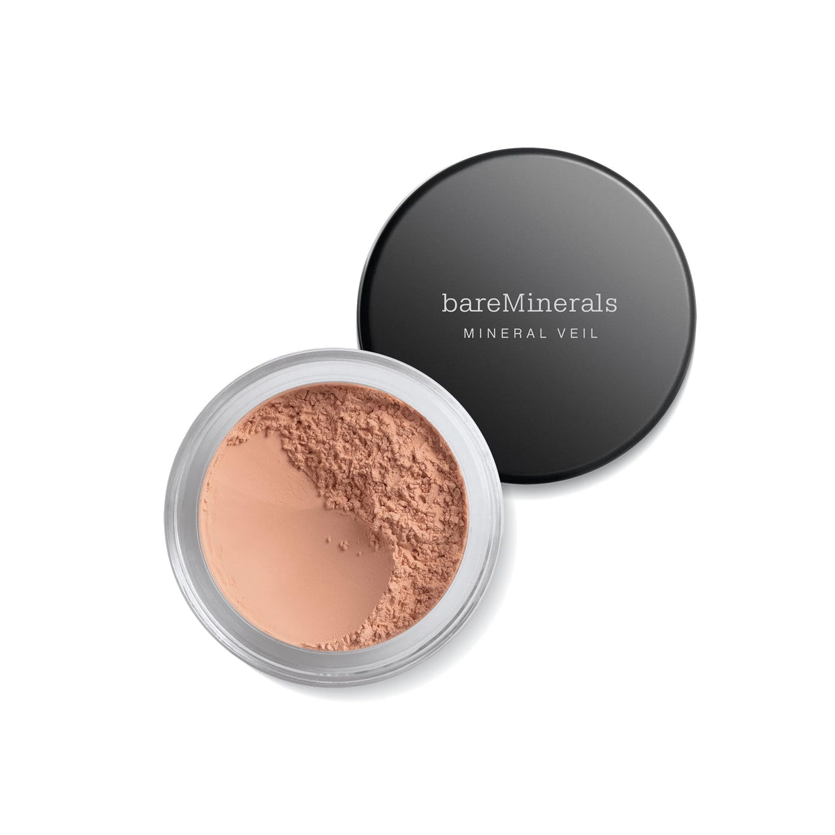 bareMinerals jar front view showing clean packaging and lightweight finish