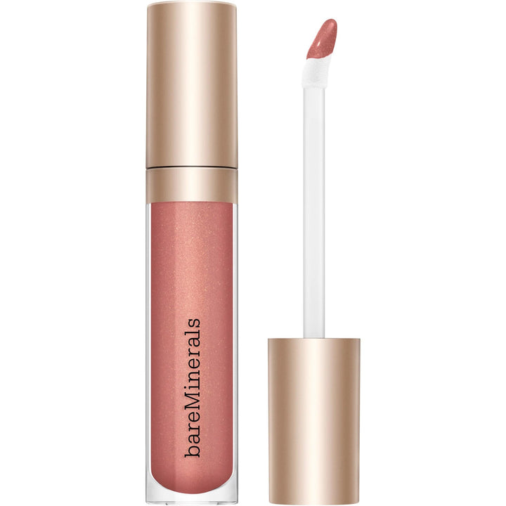 bareMinerals front packaging showing glossy tube and label — clear product identification benefit
