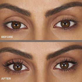 bareMinerals mousse texture on applicator highlighting lightweight buildability