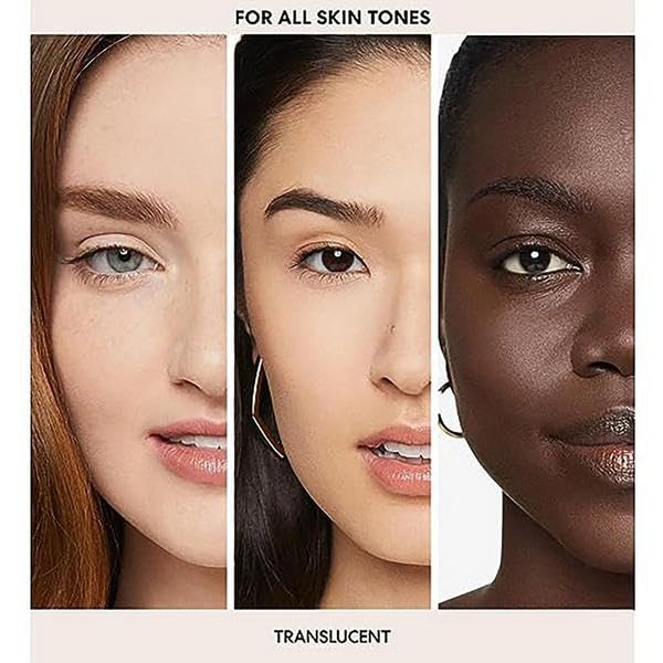 bareMinerals open compact with puff displays on-the-go touch-up ease