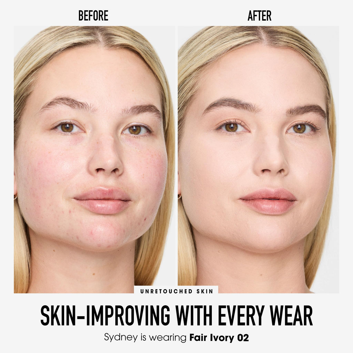 bareMinerals open sifter displaying fine powder texture for smooth blending benefit