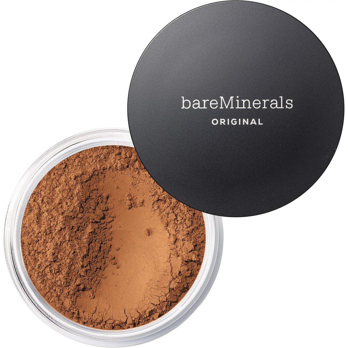 bareMinerals front packaging showing compact and shade for easy selection