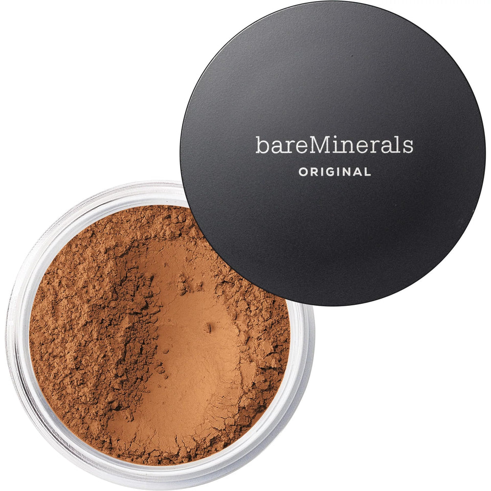 bareMinerals front packaging showing compact and shade for easy selection