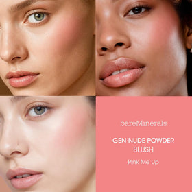 bareMinerals pan texture close-up revealing silky, milled powder for smooth blend