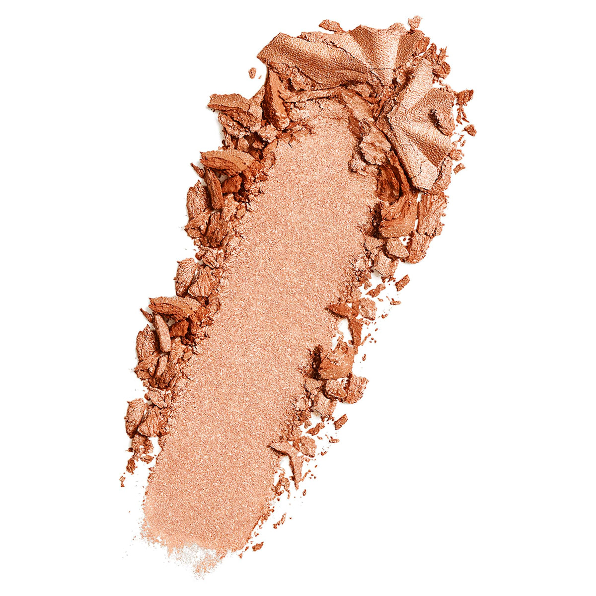 bareMinerals compact open revealing peach glow powder and easy application
