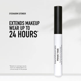 bareMinerals creamy translucent primer texture close-up smoothing lids visibly