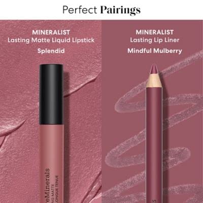 bareMinerals lip liner next to lipstick showing size and layering versatility benefit