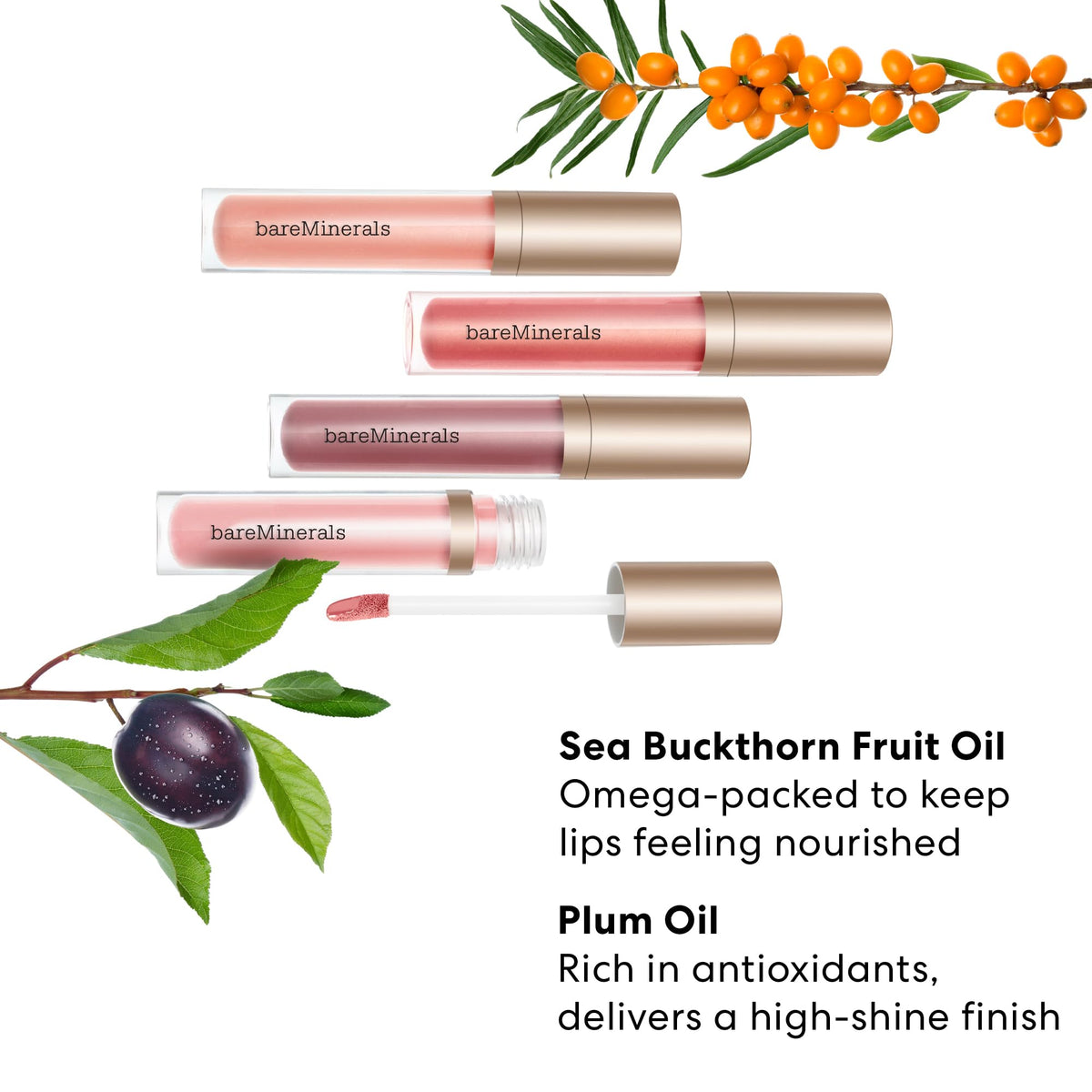 bareMinerals texture close-up highlighting creamy balm finish and nourishing oils