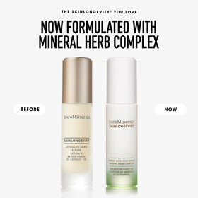 bareMinerals serum on nightstand as part of evening routine for overnight repair