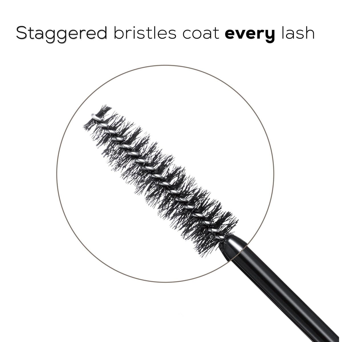bareMinerals size comparison showing tube scale and travel-friendly design
