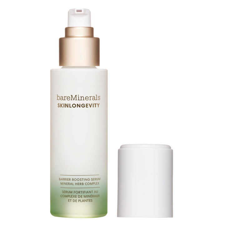 bareMinerals front bottle showing label and 50ml size benefits