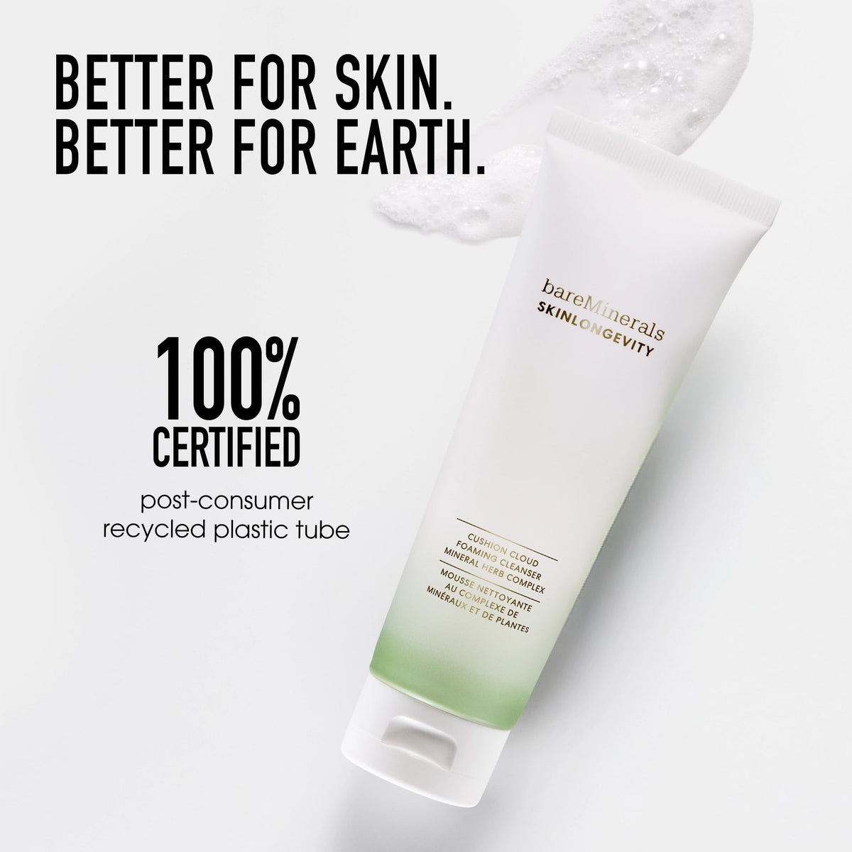 bareMinerals Mineral Herb Complex visual highlighting key ingredients