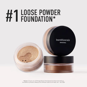 bareMinerals SPF 15 label detail highlighting sun protection benefit