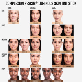 bareMinerals shade swatches on forearm comparing tones and showing buildable coverage